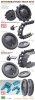 T-Rex Studio TR85060 Kettenkaraftrad Winterkette w/Sprockets, Wheels Type 2 1/35
